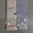 2 x SUNEE 20262027 Monthly Planner  Large 7" x 10" Organizer with Tabs, 100 GSM Paper, 24-Month Calendar, Spiral Bound, Flexible Cover for Office, School, Women, Men, Gray Blue