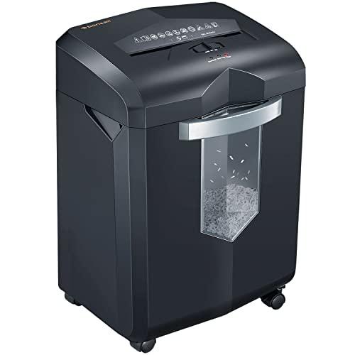 Bonsaii 16-Sheet Microcut Paper Shredder, 60-Minute Home Office Heavy Duty Shredder for CD/Credit Card, P-4 Level with 6-Gal Pullout Bin (C149-D)
