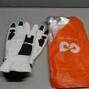 Ski Gloves, Snow Gloves for Cold Weather 3M Thinsulate Winter Gloves for Men Women, Warm Waterproof Anti-Slip Touchscreen for Skiing Snowboarding Outdoor Activities (Large, White-1)