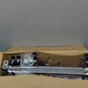 Over The Toilet Storage Cabinet, Metal 4 Tier Bathroom Shelves Over Toilet, Bathroom Oragnizer with 4 Hooks and Paper Holder, Chrome