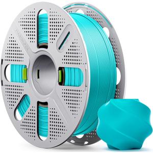 PLA Basic, Pre-Dried Filament with Quick-Swap Reusable Spool 1kg (2.2lbs), 1.75mm 3D Printing Filament Teal, Compatible with Bambu Lab 3D Printers  Turquoise