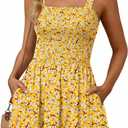 LILLUSORY Womens Short Summer Dress Mini Sundress Beach Vacation Spring Sleeveless Dresses 2026 Casual Outfits Cute Clothes (M)