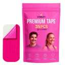 35 pcs Premium Tape  Painless Removal, Skin-Friendly & Residue-Free, Discreet Hold,  Versatile Adhesive Tape (Pink)
