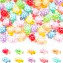 cntjv 9 Pcs Large Luminous Resin Turtles Figures Sea Crafts Glow in The Dark Bulk Plastic Ocean Animals Figurines to Hide 10 Colors Dollhouse Garden Aquarium Micro Landscape Decor