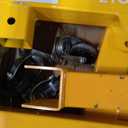 Engine Hoist with Lever, 2 T 4000 LBS Heavy Duty Folding Cherry Picker Engine Lift Hydraulic Tilting Engine Shop Crane with 6 Iron Caster Wheels Telescopic Boom Hitch,Yellow