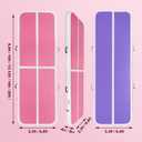 Inflatable Air Tumble Track Gymnastics Mat 10ft White Pink Purple