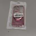 SMARTFOX Magnetic Kickstand Case for iPhone 13 Pro with Glitter Lens Protector, Compatible with Magsafe, Luxury Bling Diamond Cover Glitter Rhinestone Phone Case Women (Pink, for iPhone 13 Pro 6.1")