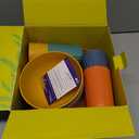 Wheat Straw Dinnerware Sets For 4 - Camping Plates Cups And Bowls Set - Dishwasher Microwave Safe Dishes - Alternate To Plastic Dinnerware Set - Wheat Straw Plates And Bowls Sets - RV Dishes (Multicolor)