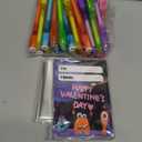 24 Pack Valentines Day Gifts for Kids Classroom LED Invisible Ink Pen with Valentines Cards for Kids School, Spy Pen Magic Gifts Valentines for Class Exchange Cards Prizes Party Favors for Boys Girls