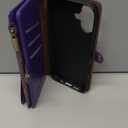 XcaseBar Compatible with iPhone 17 6.3" Wallet case with Zipper Credit Card HolderRFID Blocking,Flip Folio Book PU Leather Phone case Shockproof Cover Women Men for Apple 17 Case Purple