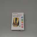 memzuoix 2.4G Wireless Mouse, 1400 DPI Mobile Optical Cordless Mouse with USB Receiver, Portable Computer Mice Wireless Mice for Laptop, PC, Desktop, MacBook, 5 Buttons (Gold)