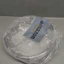 LAMU 2 Pack 12 Inch Lazy Susan Organizer Turntable for Cabinet, with High Edges to Prevent Falling, Large Clear Lazy Susan for Kitchen, Pantry, Refrigerator, Countertop, Table, Bathroom