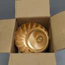 10 Pcs Compote Bowl Vases for Centerpieces Urn Vase, Metal Small Pedestal VaSe Gold Pot, Flower Arrangement for Wedding Anniversary Party Home Decor