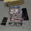 Gaoye 1.5 Reading Glasses for Women, 6 Pack Fashion Readers, Spring Hinge Eye Glasses, Blue Light Reading Glasses