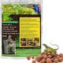 Riare 10LBS Expanded Clay Balls Terrarium Substrate for Reptiles - 100% Organic Lightweight Clay Pebbles Substrate Frogs False Bottom Substrate, Bioactive Terrarium Substrate for Drainage and Moisture