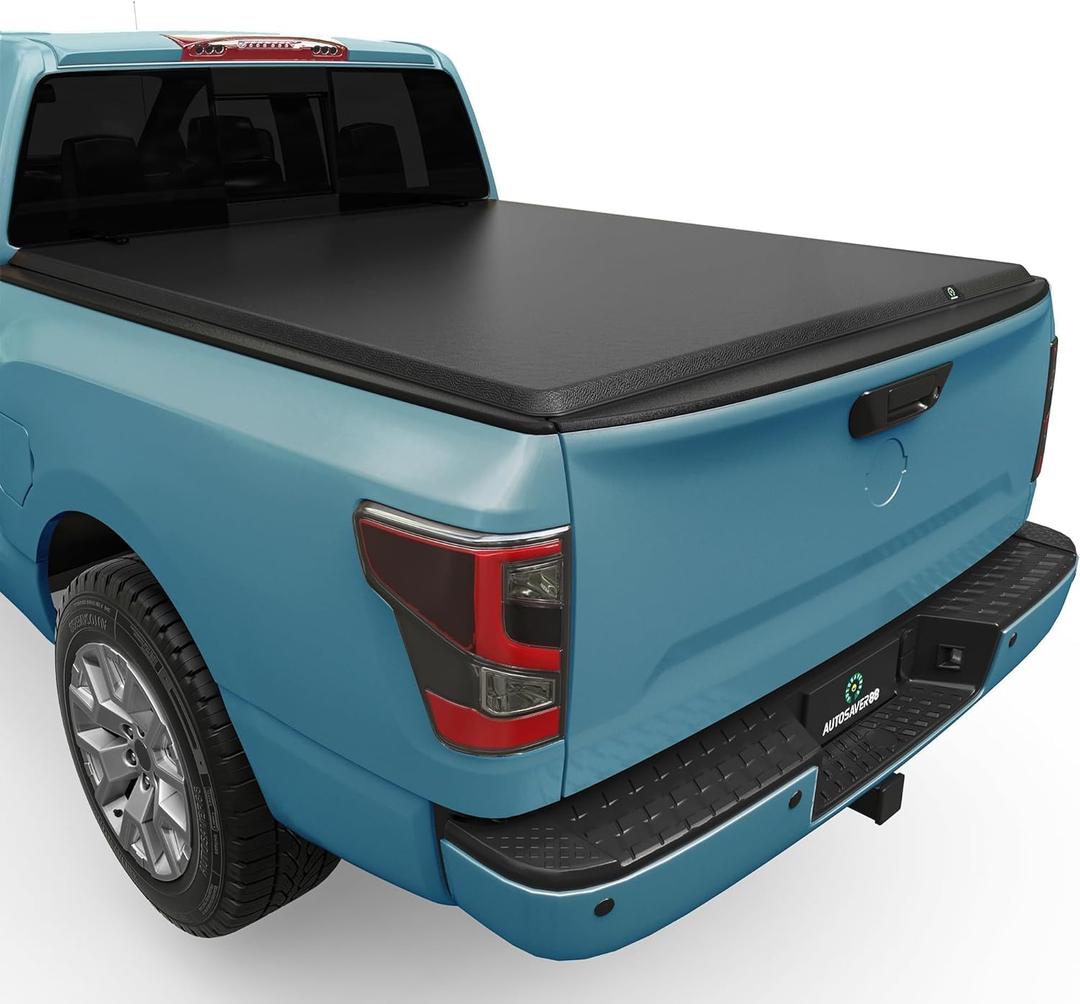 AUTOSAVER88 Soft Roll Up Truck Bed Tonneau Cover Compatible with 2005-2025 Nissan Frontier(NO Mxico) 5ft Bed