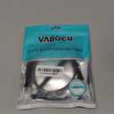 Vabogu Cat 8 Ethernet Cable 3FT, Heavy Duty 26AWG High Speed 40Gbps 2000MHz, Gold Plated RJ45 Shielded, Weatherproof Indoor & Outdoor LAN Cable for Gaming PC PS5 Xbox Modem Router