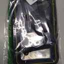 2-in-1 Waterproof Phone Pouch & Phone Armband Floating, Underwater Water Proof Phone Case with Detachable Strap, Waterproof Bags Up to 6.9", Beach Vacation Water Park Essentials (Black)