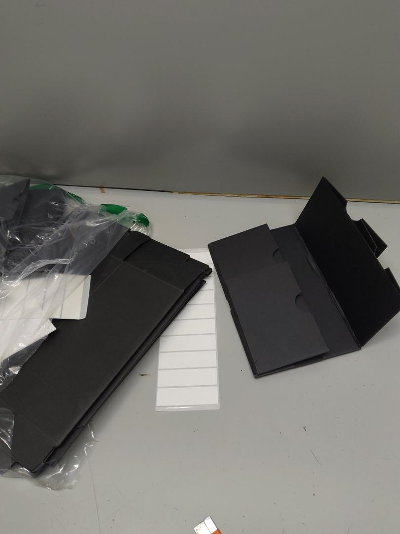 8 Pack Paper Storage Box for 9x6" Inch Letter File, Cardboard Photo Organizer with Lid, Craft/Arts Storage Containers, Scrapbook Paper Storage Box for Office School Home,8.5 x5.5 inch