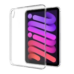 SZLONKOU Tablet Clear Shockproof Flexible Case for Apple iPad mini 6th 7th Gen 8.3"(2021 2024 Release), TPU Shell Soft Cover for A2567 A2568 A2569 A2993 A2995 A2996(for iPad mini 6/ 7 8.3" 2021 2024)
v