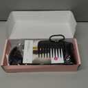 REECHO Curly Hair Extensions - 4PCS 18" GoGo Curly Clip in Hair Extensions 100% Super Protein Hairpieces with Invisible Lace Weft Silky Soft Natural Look for Women - Natural Black