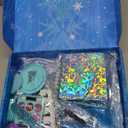 Golray Toys for Girl Gift Kids Makeup Kit Winter Princess Dress Up Set, Purse & Ice Cape & Real Make up & Nail Polish & Snow Wand, Birthday Gift Toys for Little Girls Toddlers Age 3 4 5 6 7 8 Year Old