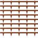VEVOR Steel Landscape Edging, 10 Packs 40 x 4.5 in Weather-Resistant & Pre-Rust Metal Landscape Edging, Bendable Garden Edging Border, Heavy Duty Lawn Edging, Flower Bed Yard Pathway Divider