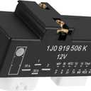 Motoforti Electric Cooling Fan Control Module Relay Radiator Unit, for Volkswagen Beetle 2000-2010, Plastic Metal, No.1J0919506K/902-419, Black White