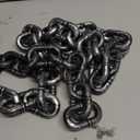 Zcaukya 2 Pcs Halloween Plastic Chain, 6 FT Halloween Props Fake Chains, Plastic Chain Links Creepy Costumes Accessories Haunted House Decor