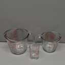 Anchor Hocking Glass Measuring Cups, 4 Piece Set (5 Ounce, 1 Cup, 2 Cup, 4 Cup liquid measuring cups)