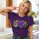Valentines Shirts for Kids - Hearts Bows Valentine’s Day Tshirt Toddler Boys Girls Cute Love Tops (M)