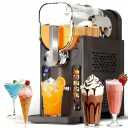 Garvee Slushie Machine for Home No Ice Needed, Frozen Drink Maker with LED Display & 6 Pre-Set Programs, 70 oz Large Capacity for Frozen Margaritas, Frapps, Ice Cream, Dark Gray
