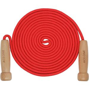 16 FT Long Jump Rope for Kids, Adjustable Double Dutch Skipping Rope with Wooden Handle, Multiplayer Team Jumping Rope for Outdoor Fun, School Sport, Party Game, Birthday Gift