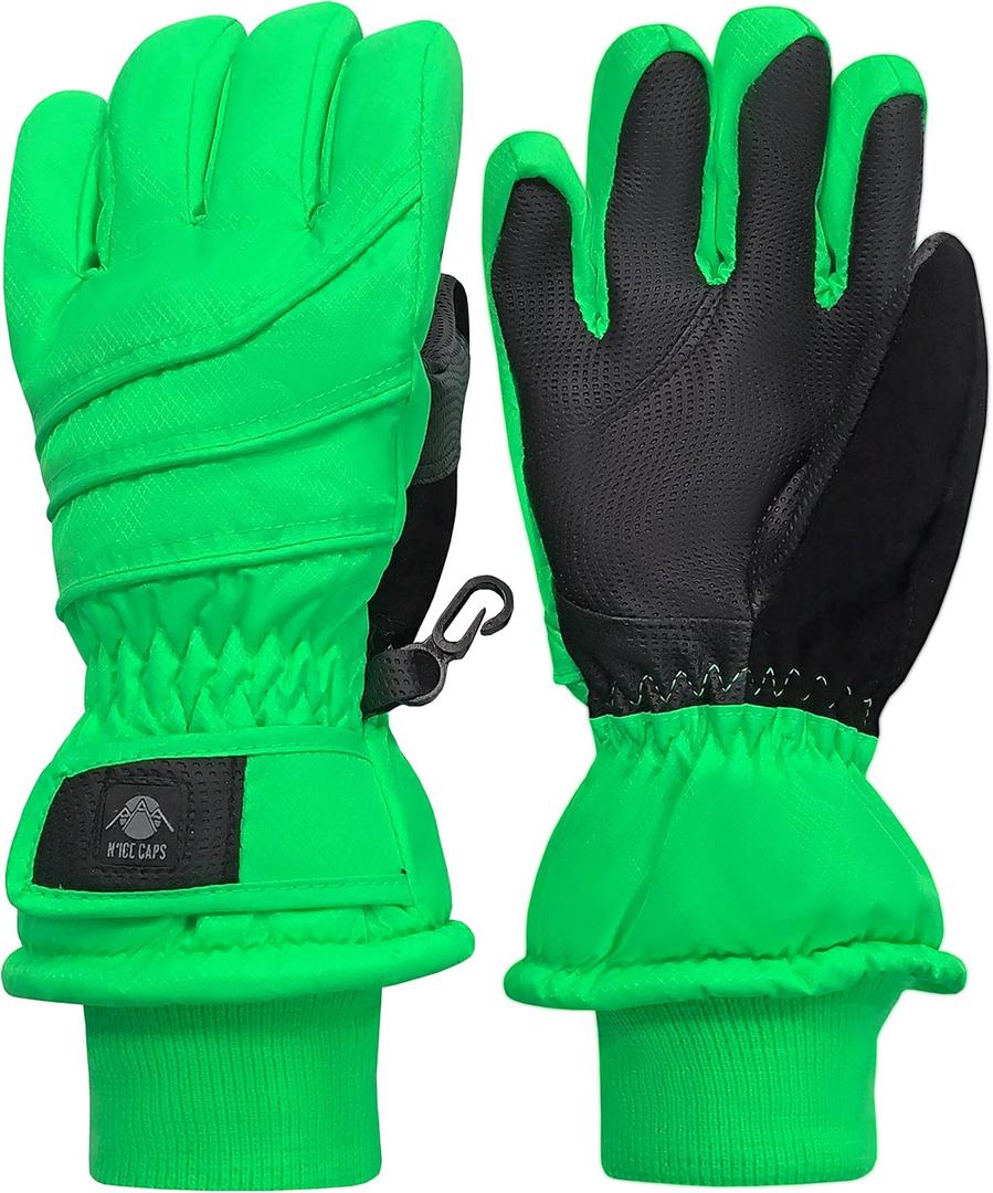 N'Ice Caps Kids Waterproof Winter Thinsulate Warm Gloves (9-10 Years)