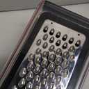 Cheese Grater with Garlic Crusher- Box Grater Vegetable Shredder with 3 Stainless Steel Blades - Graters for Kitchen- Cheese Graters with Handle - Garlic Mincer Tool and Vegetable Peeler