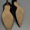 Rilista Women's Slingback Kitten Heels Closed Pointed Toe Wedding Party Dress Pumps Shoes, Size 9