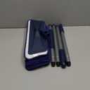 Microfiber Mops for Floor Cleaning - BPAWA Flat Floor Mop Wet Dry Use for Hardwood Floors Laminate Wood Tile Vinyl Wall Hard Surface, Bathroom Kitchen Dust Mop with 4 Reusable Washable Chenille Pads