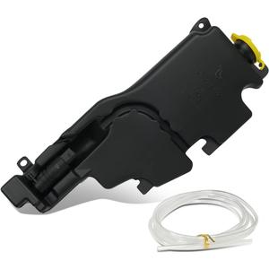 DNA Motoring OEM-WT-CH1288200 Factory Style Windshield Washer Fluid Reservoir Assembly Compatible with 2011-2019 Ram 1500-3500