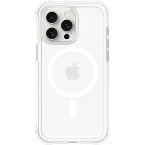 ORNARTO Air Case for iPhone 15 Pro Max Clear, Compatible with MagSafe, Military-Grade Drop Protection Cover with Built-in Air-White