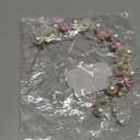 Flower Bride Wedding Headband for Women and Girls, Pearl Bridal Headpiece Hair Accessories for Party Daily (Purple)