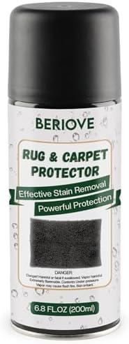 BERIOVE Protect Shoe Protector Spray - Rain & Stain Water Repellent - Waterproofing Spray for Leather Suede Hats 6.76 OZ 2 Pack