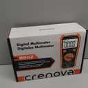 Crenova 890Z Digital Multimeter, 6000 Counts TRMS Multimeter Tester, DC AC Voltmeter Ohmmeter, Measures Voltage Current Capacitance Diodes Continuity Resistance Transistor Temperature with NCV