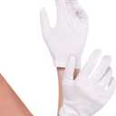 Amscan White Cotton Gloves -Classic Design, Soft & Comfortable Material Gloves, Ideal For Themed Parties & Costumes Accessory (1 Pair)