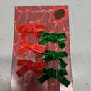 3 x Mini Velvet Bows 3PK