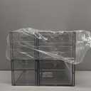 Desktop Drawer Storage Solution in Transparent Acrylic, Perfect for Organizing Personal Items