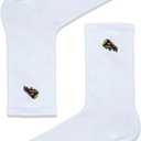 Pack of 5 Fast Food Socks, Funny Women Gifts, Mens Cotton Sock, Funky Pattern Socks, Cotton Casual Socks