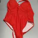 SUUKSESS Women Sexy Low Back One Piece Swimsuit Slimming Tummy Control Bathing Suit (Medium, 180 Red)