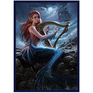 Fantasy North - Allamorra - Alluring Siren - 100 Textured Matte TCG Card Sleeves - Fits Magic MTG Commander Pokemon and Other Card Games - Playing Card Sleeves