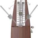 Mechanical Metronome Wood Grained Loud Sound/High Precision/No batteries Needed/for Piano/Guitar/Violin/Drum and Other Instruments (Tower design)