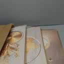 Framed Modern Luxury Gold Wall Art, Set of 3 Piece Contemporary Paintings Artwork for Walls, Golden Prints Pictures with Gold Frame, Wall Decor for Living Room, Hallway, Bedroom, Office 16x24 Inch